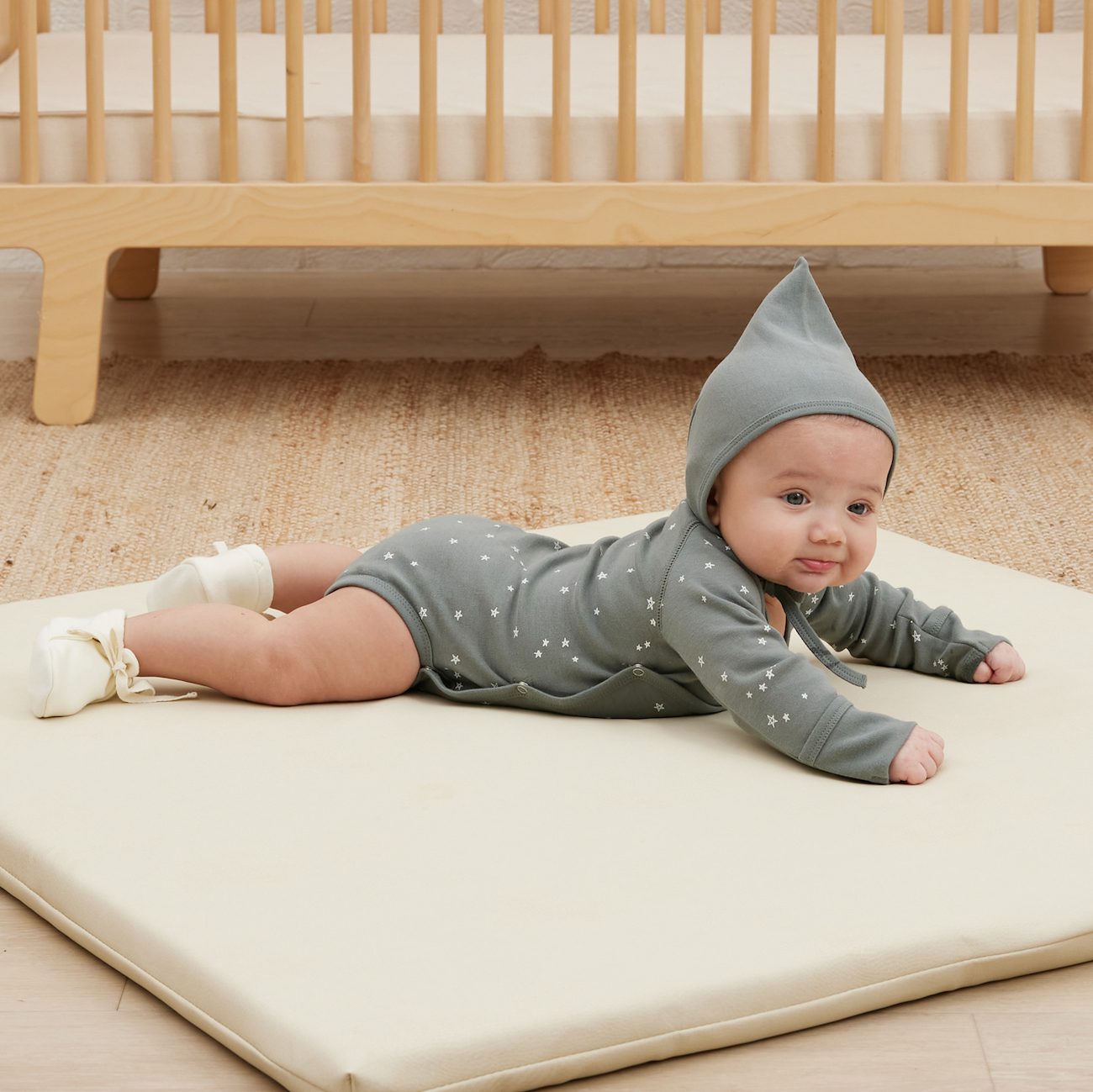 Jersey Bodysuits 2 Pack | Stars/Cocoa Stripe