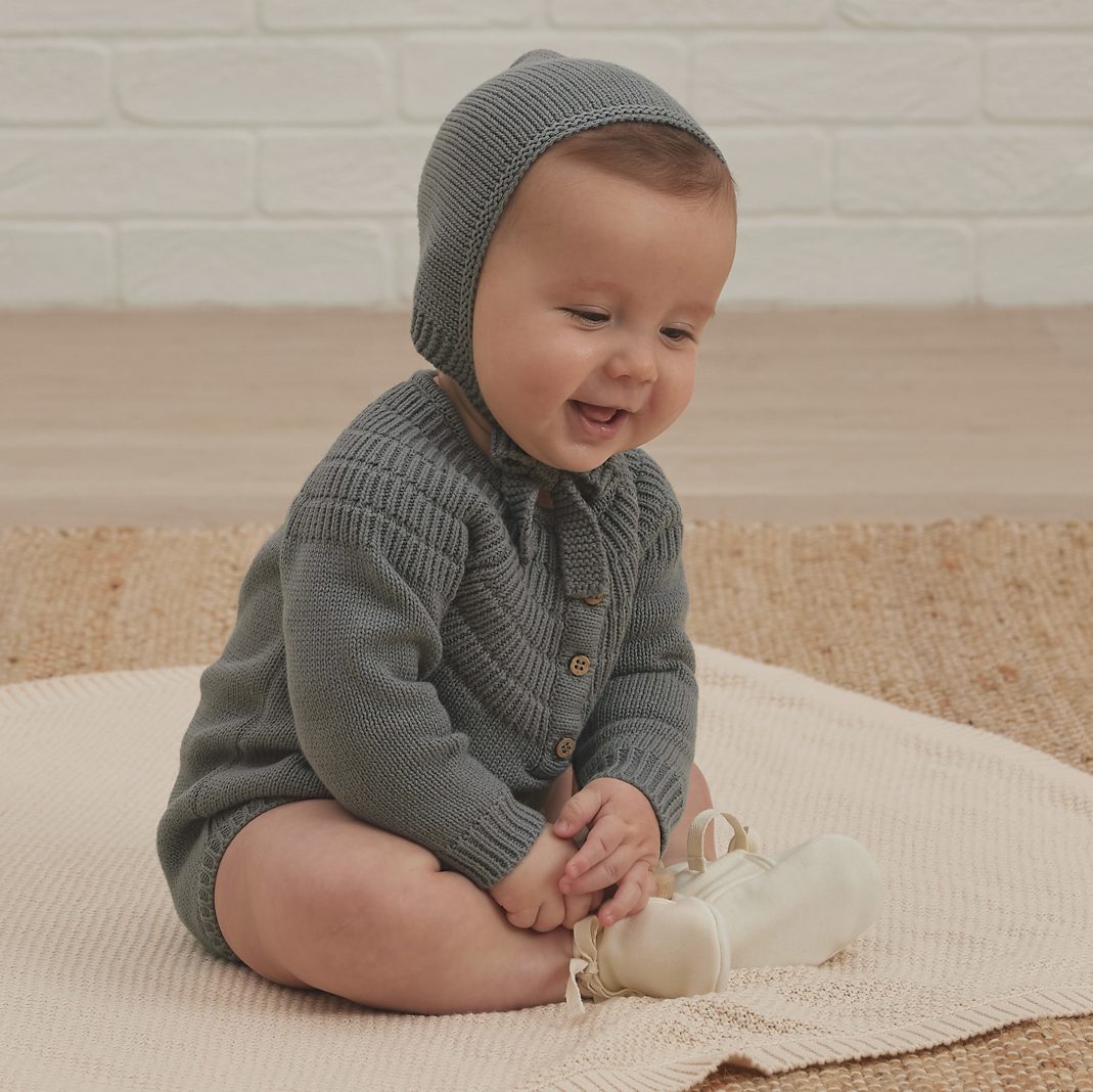 Knit Dalia Romper | Dusk