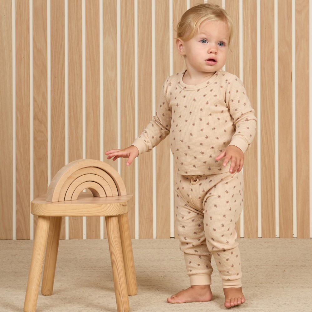 Waffle Top + Pant Set | Blossom