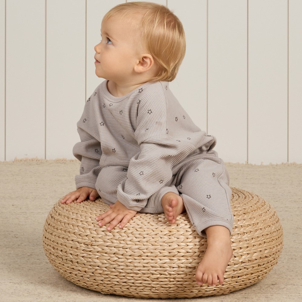 Waffle Slouch Set | Stars