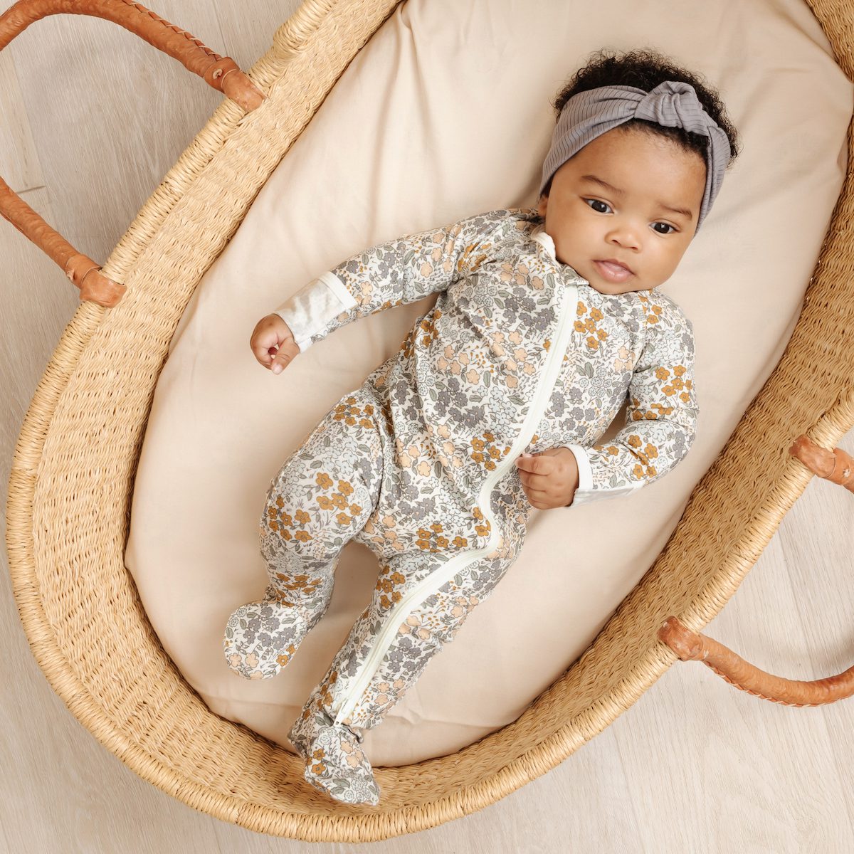 Bamboo Zip Footie | Cheetah