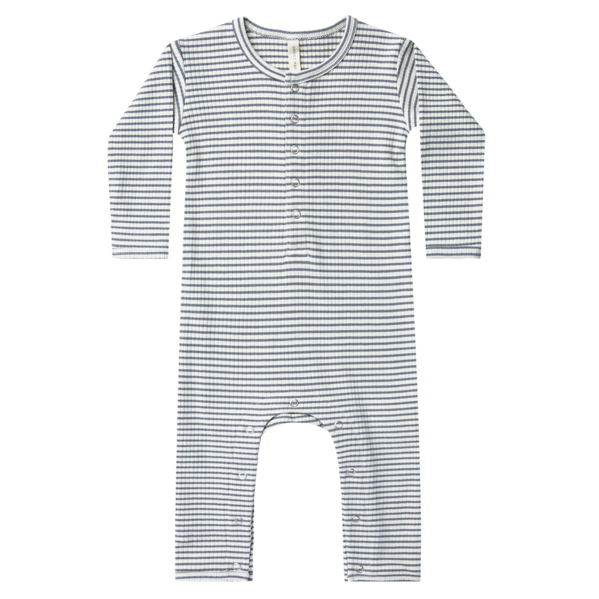 Ribbed Jumpsuit | Indigo Stripe