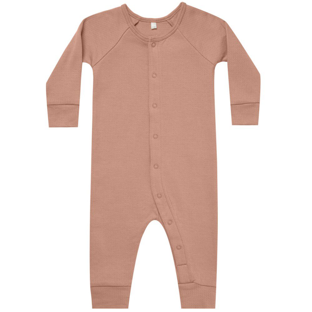 Pointelle Long John | Rose