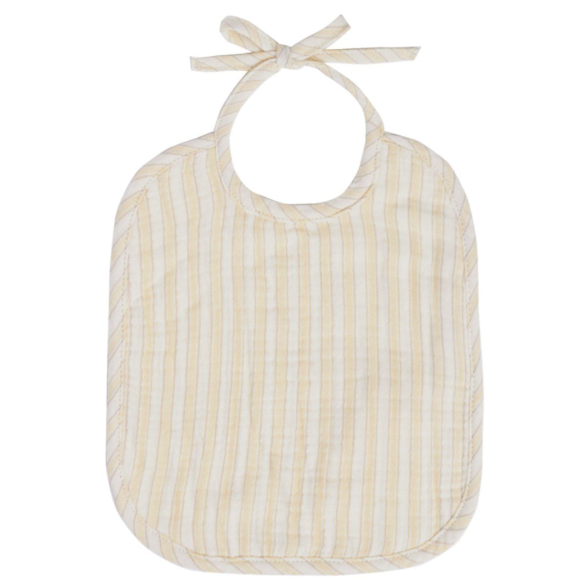 Woven Tie Bib | Vintage Stripe