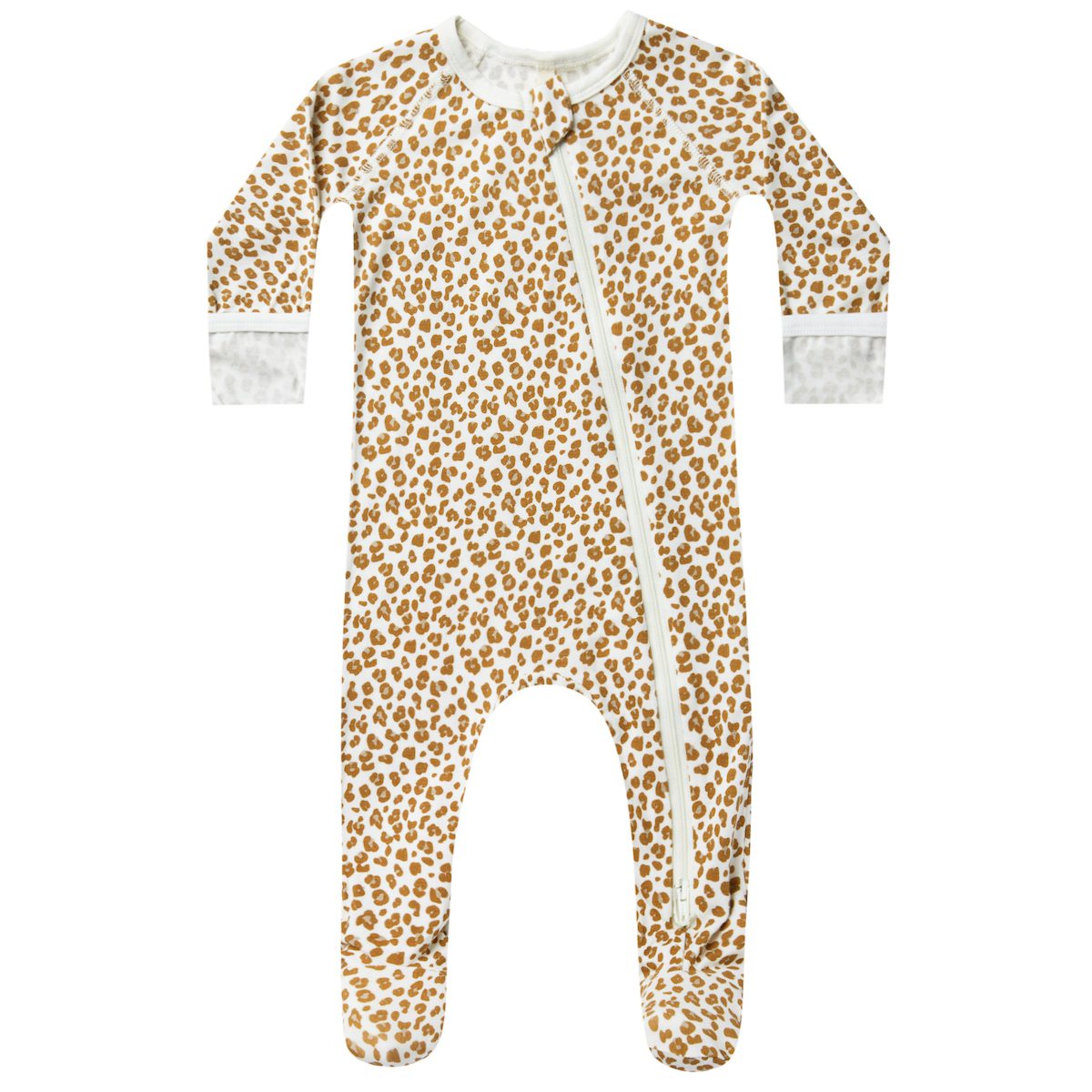 Bamboo Zip Footie | Cheetah