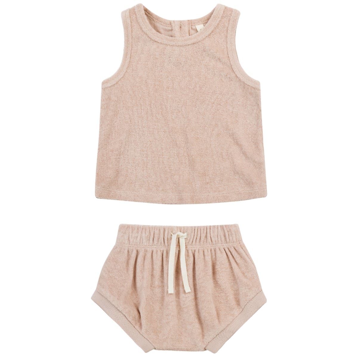 Terry Tank + Shorts Set | Blush