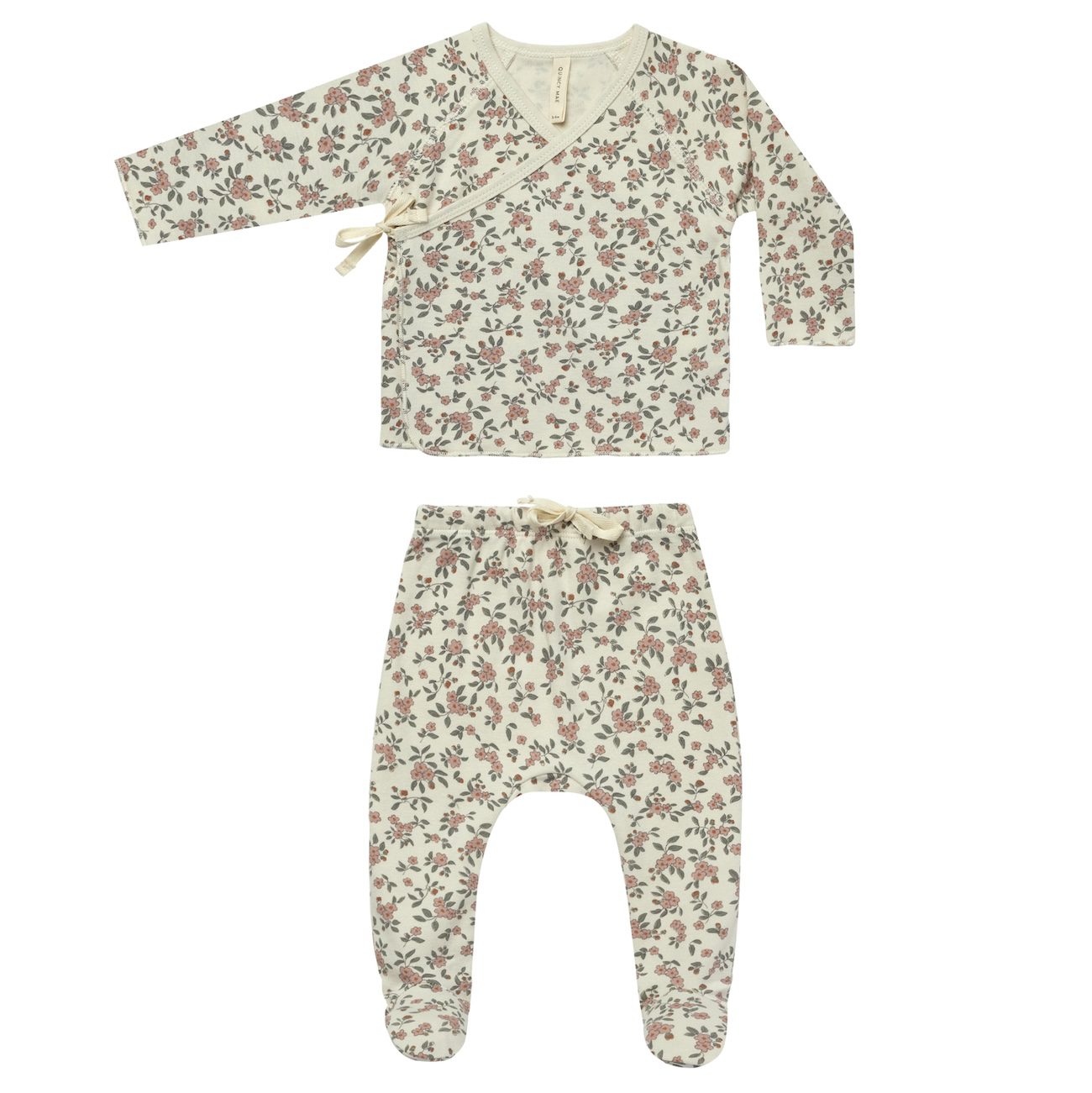 Wrap Top & Footed Pant Set | Meadow