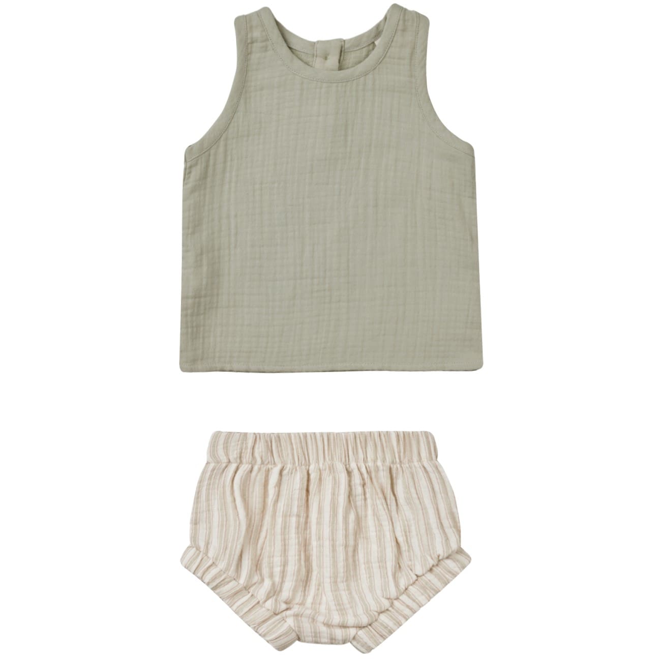 Woven Tank & Short Set | Sage