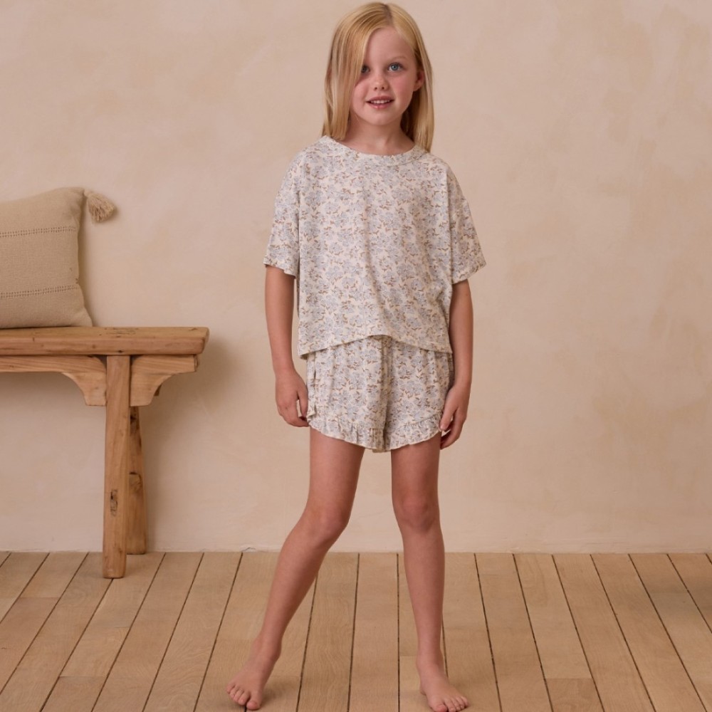 Mosie Set | Blue Ditsy