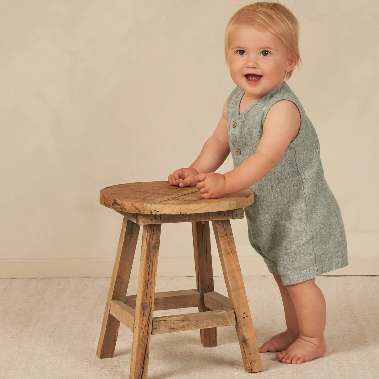 Maverick Romper | Heathered Indigo