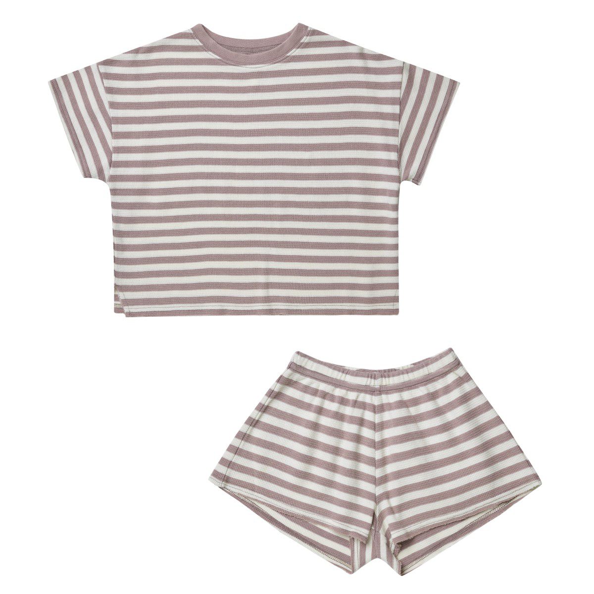 Summer Waffle Set | Purple Stripe