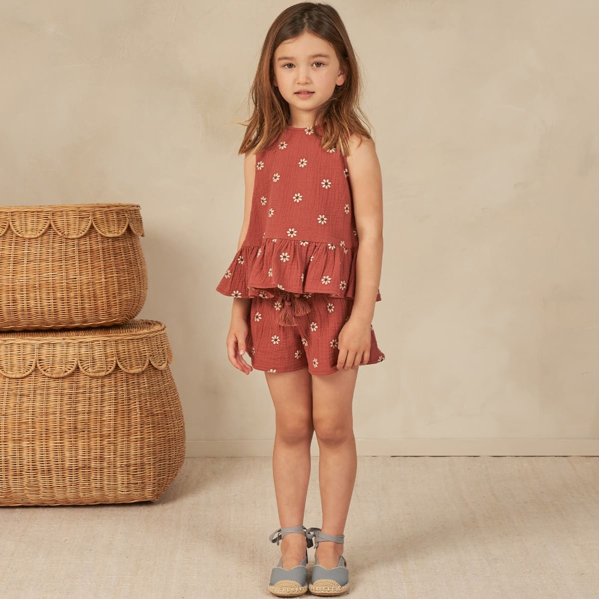 Carrie Set | Embroidered Daisy