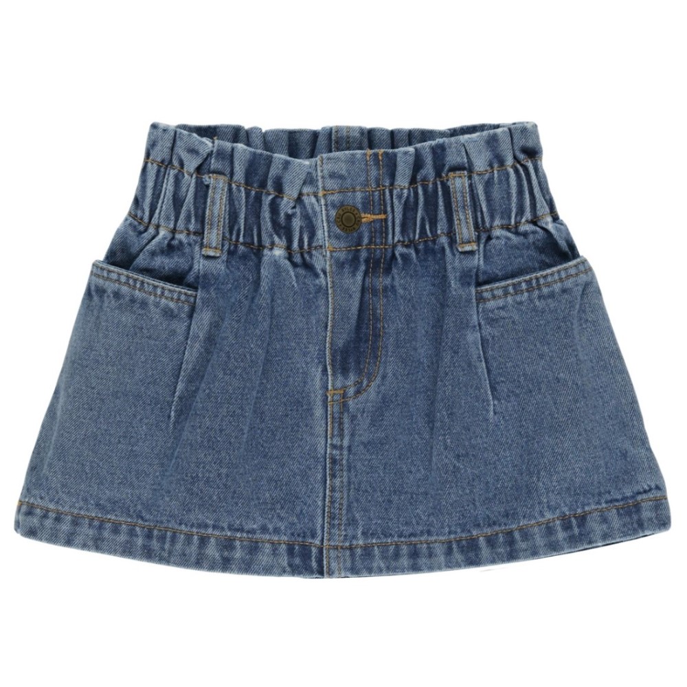 Denim Skirt | Indigo