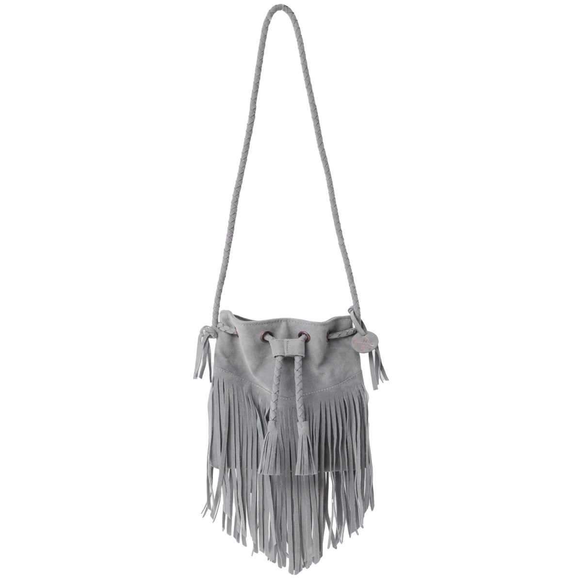 Fringe Crossbody Purse | Dusty Blue