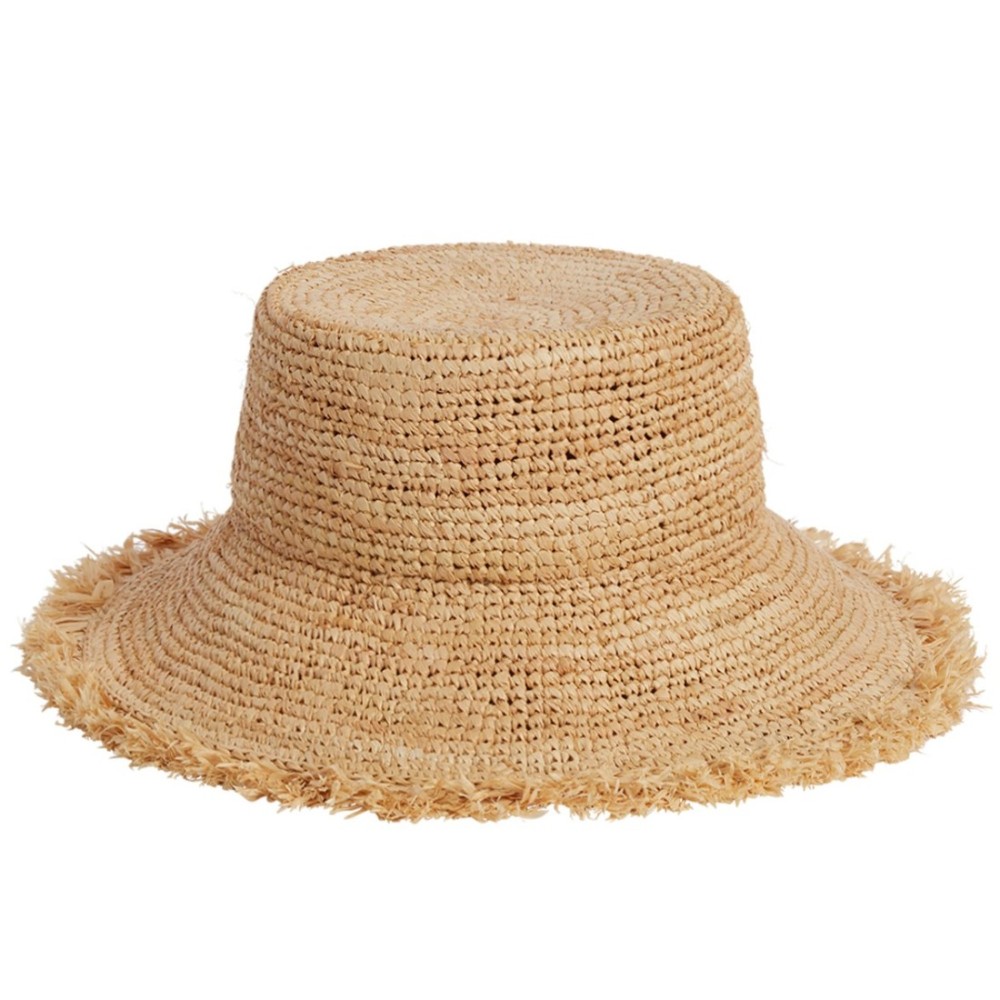 Straw Bucket Hat