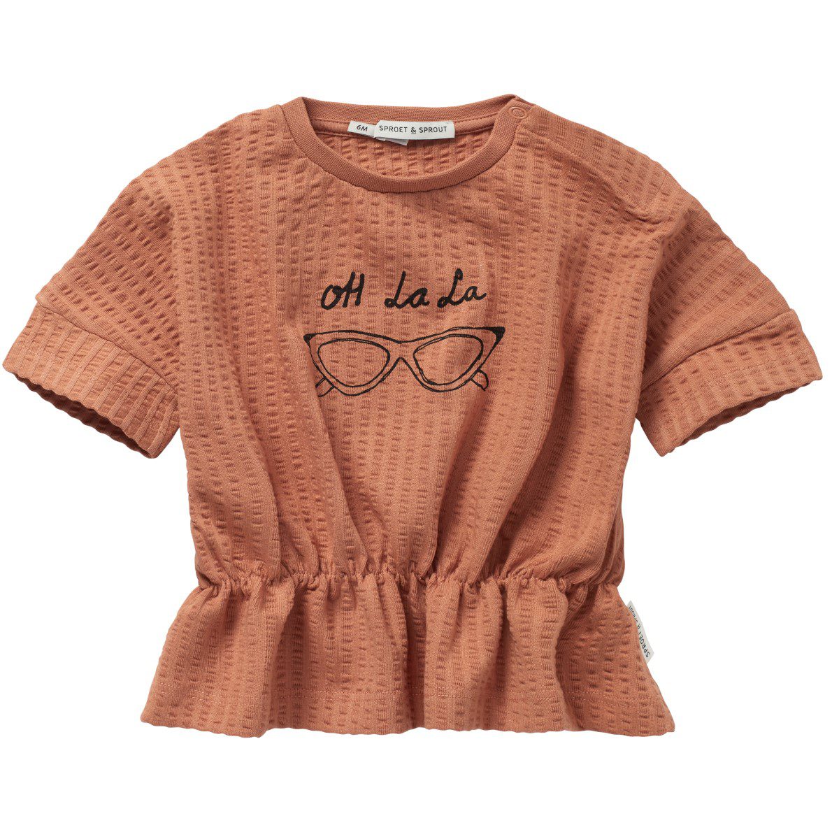 Peplum Shades Top | Café