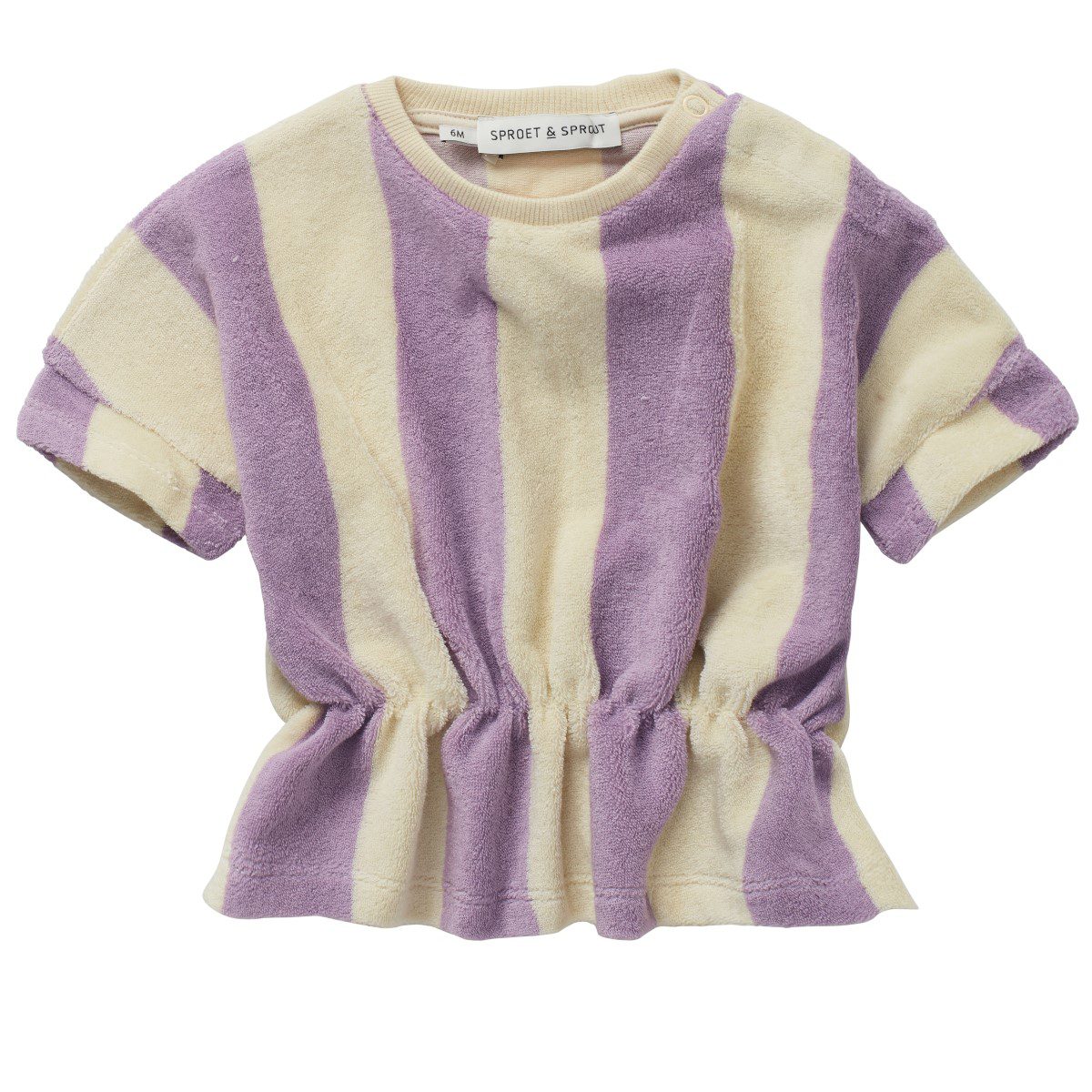 Peplum Stripes Top | Pear
