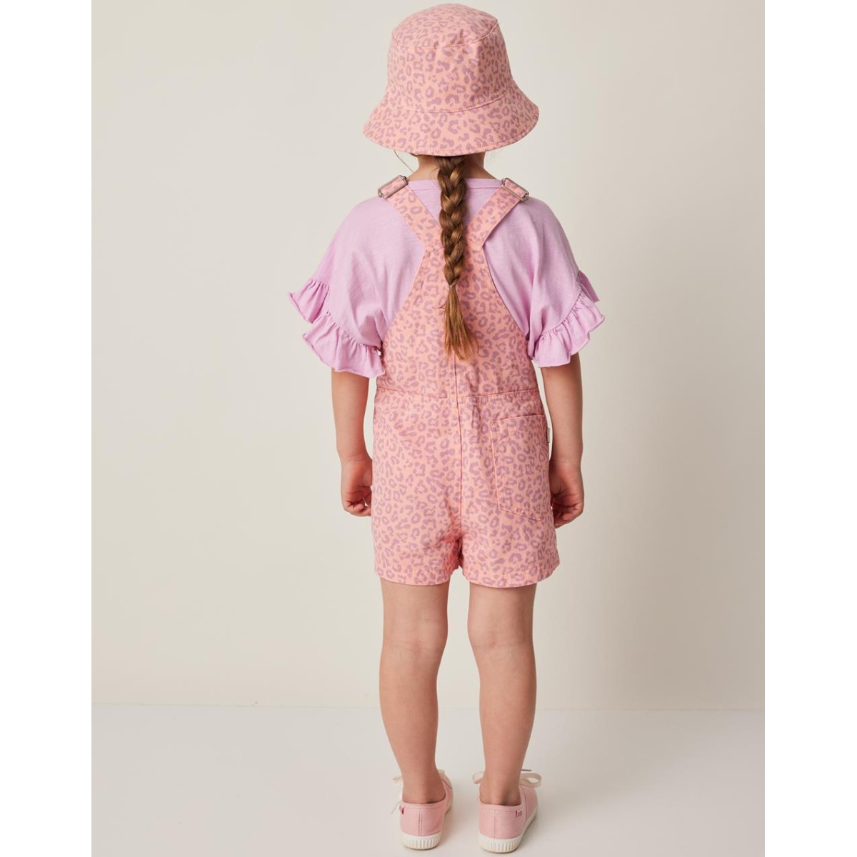 Twill Animal Print Overall