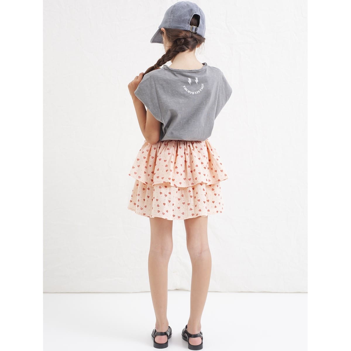 Heart Print Skirt