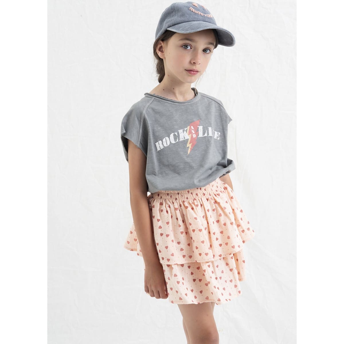 Heart Print Skirt
