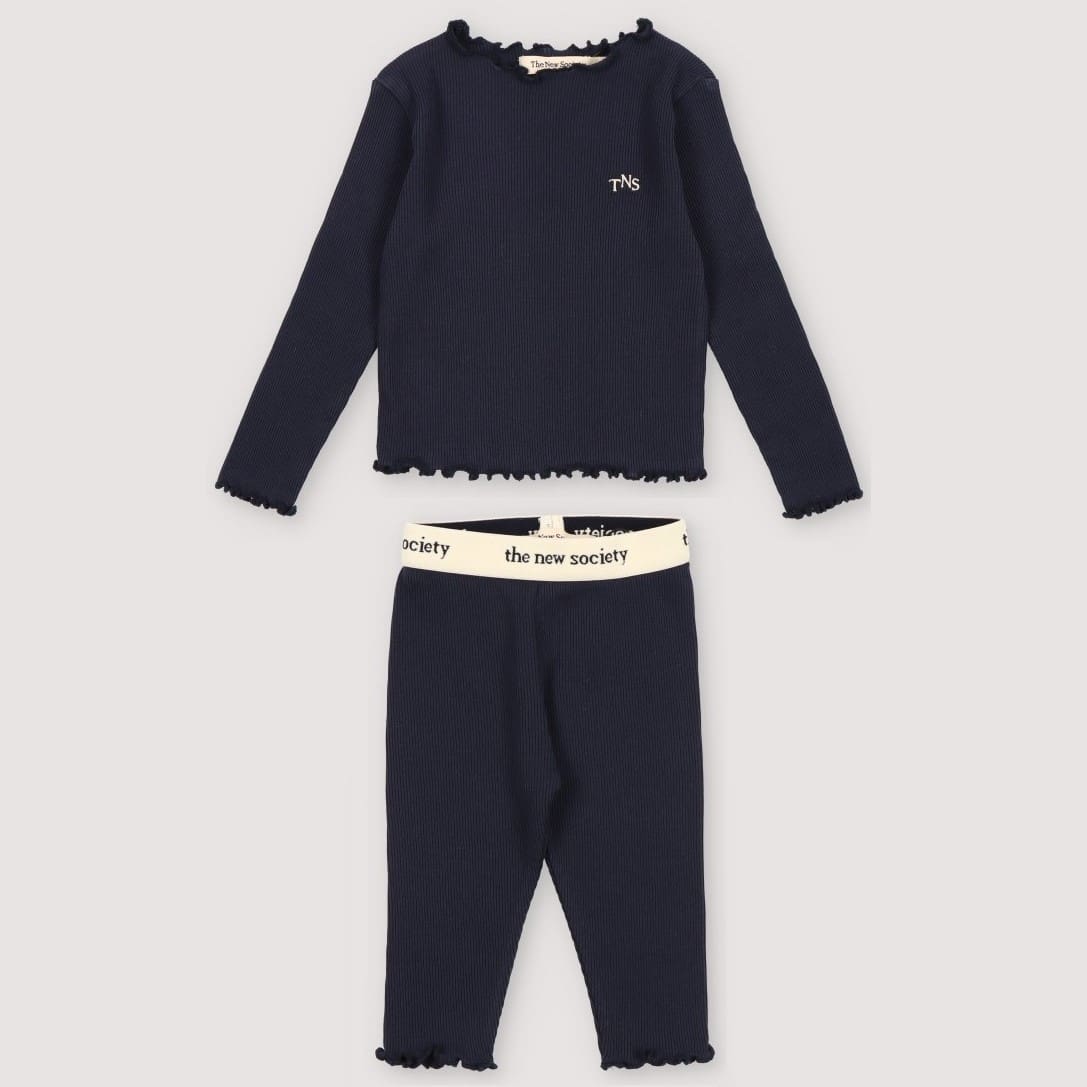 Singapore Baby Tee & Leggings | Midnight Navy