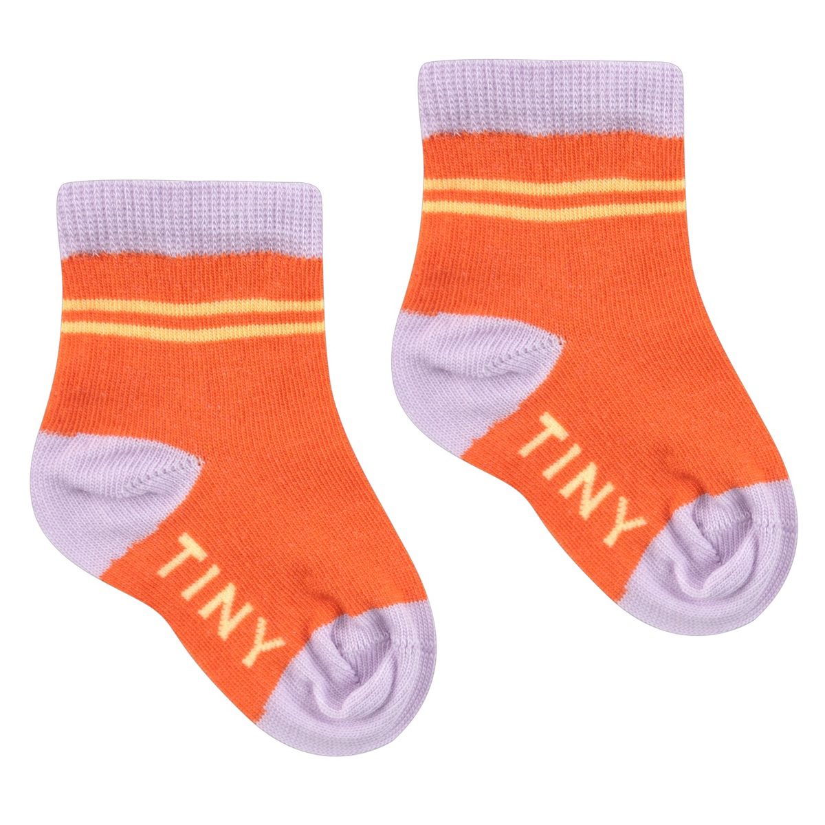 Thin Stripes Quarter Socks | Red