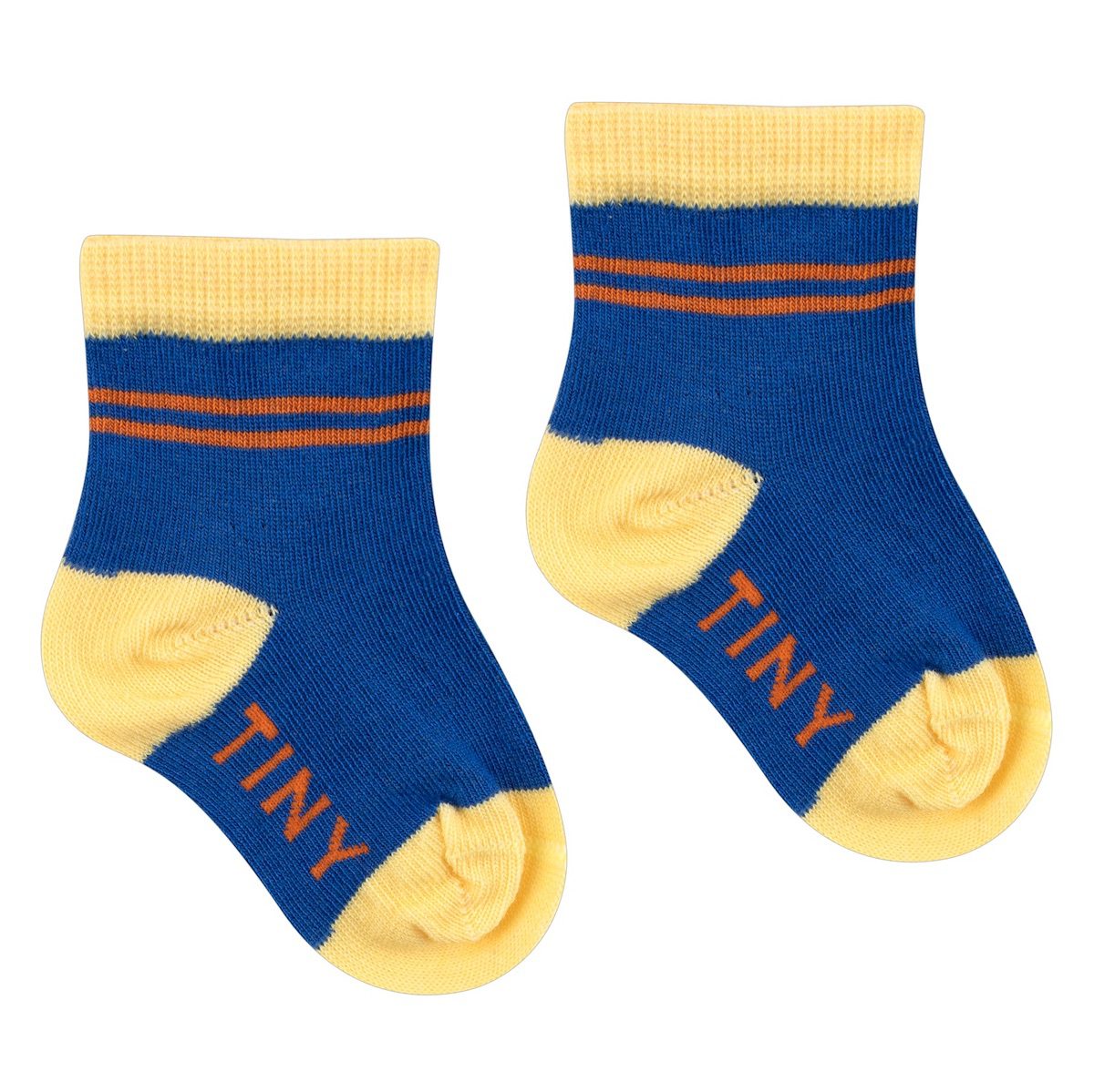 Thin Stripes Quarter Socks | Ultramarine