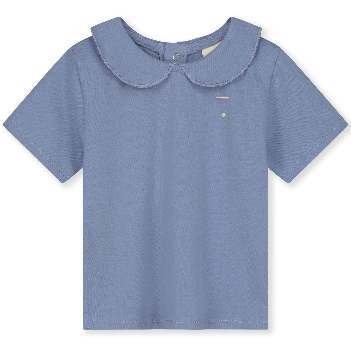 Lavender Baby Collar Tee & Grey Bloomer Bottoms | Set