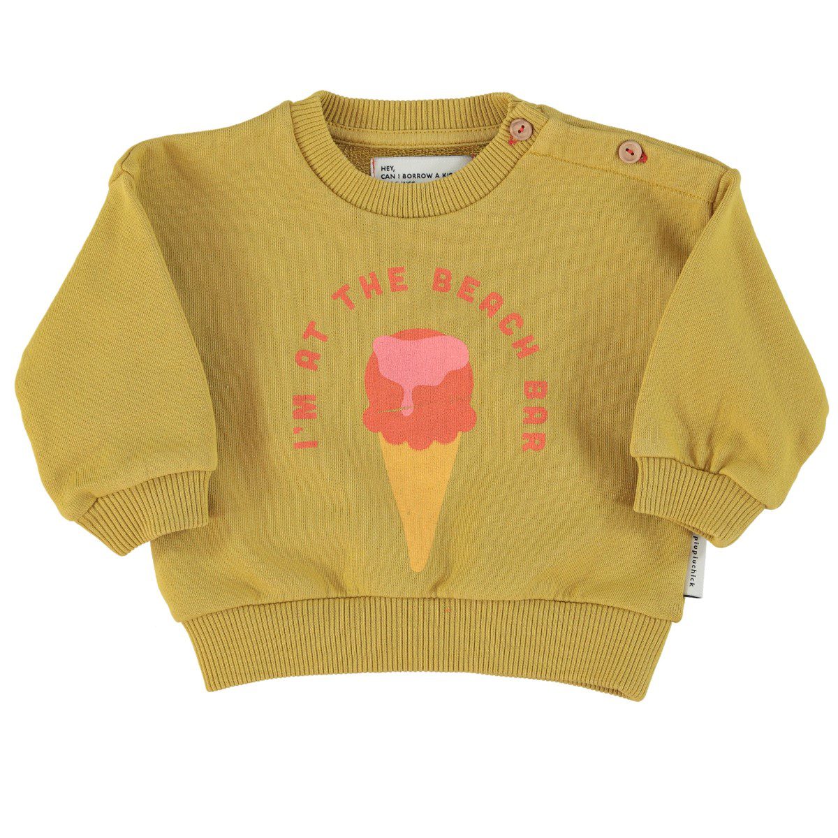 Sweatshirt | Khaki W/ Ice Cream Print