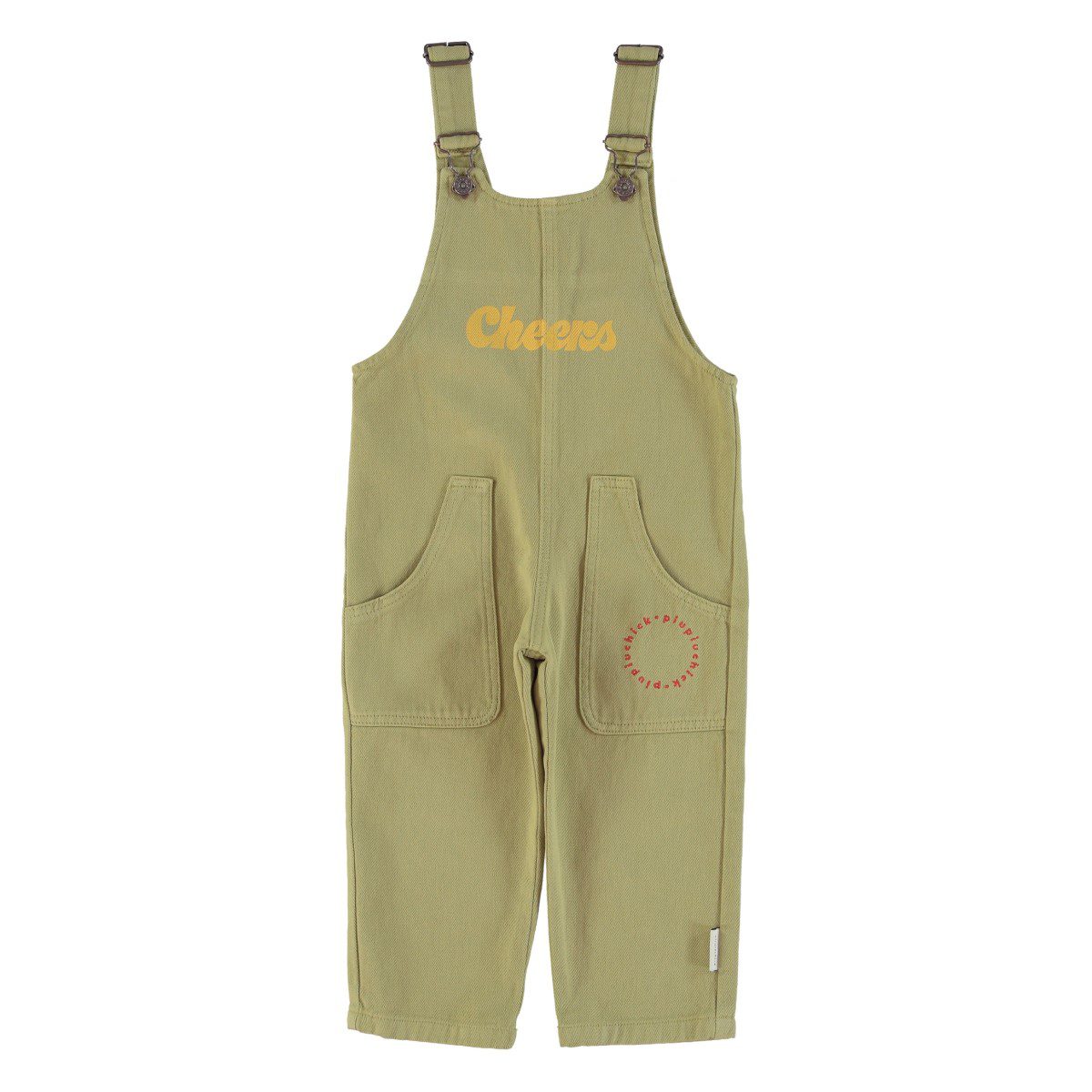 Dungarees | Khaki W/ Yellow 