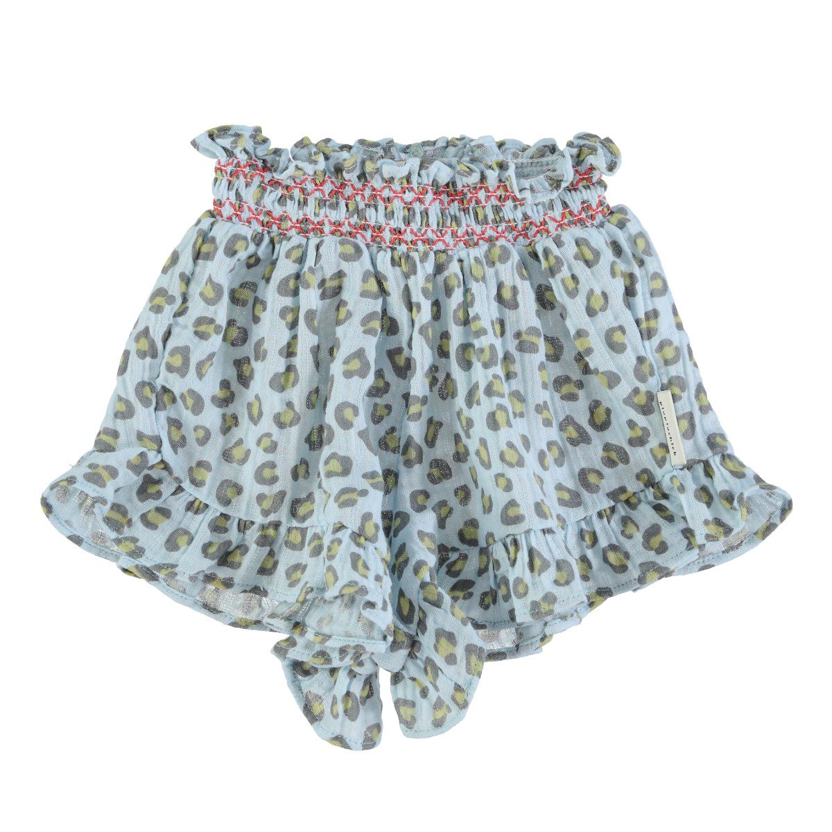 Shorts | Light Blue W/ Animal Print