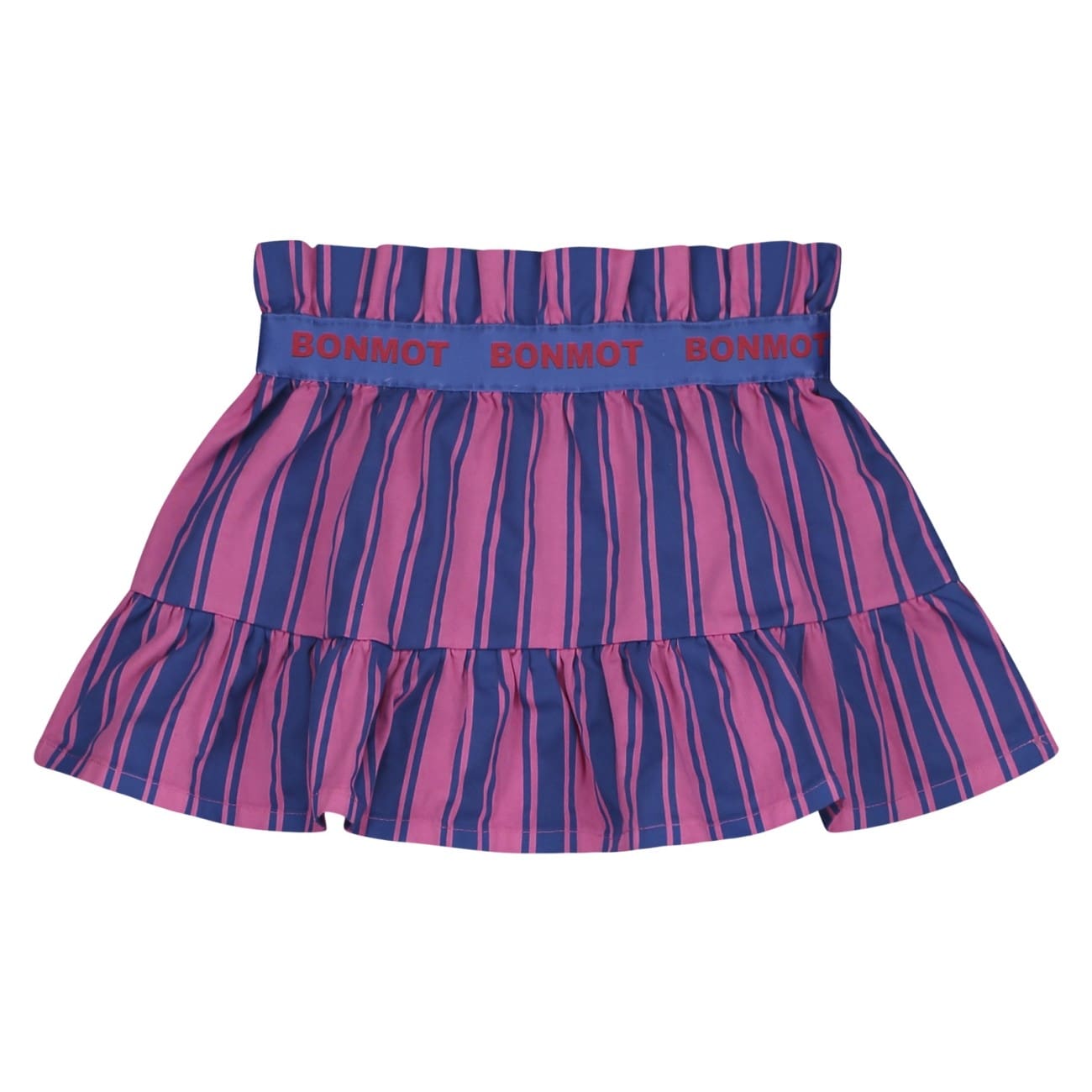 Skirt Vertical Stripes | Raspberry