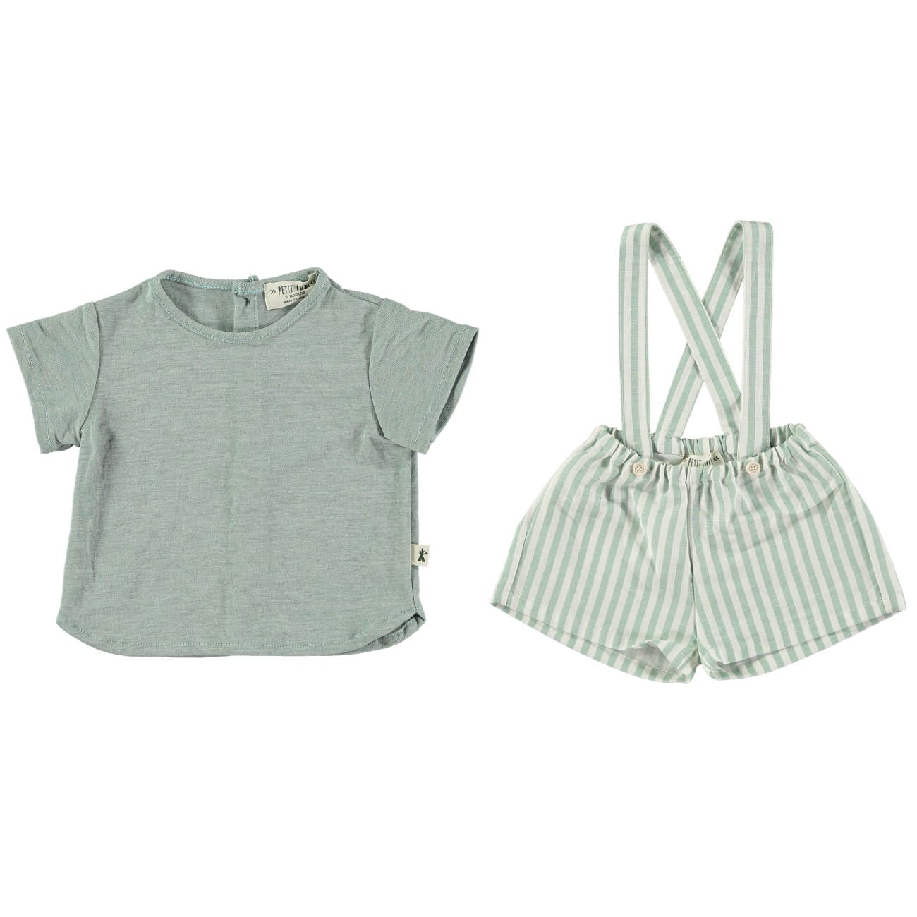 Jade Blouse & Shorts W/ Straps