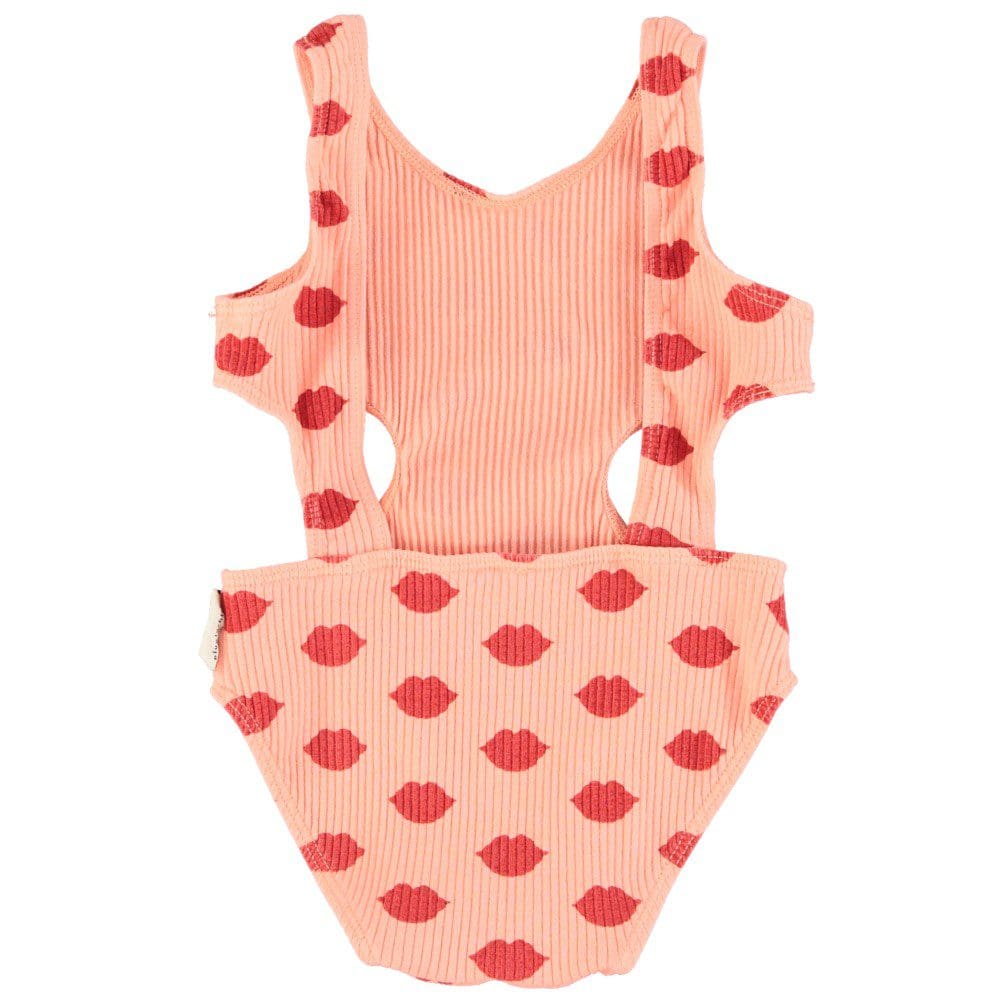 Trikini | Coral W/ Red Lips