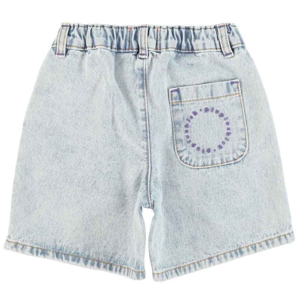 Boy Shorts | Washed Blue Denim