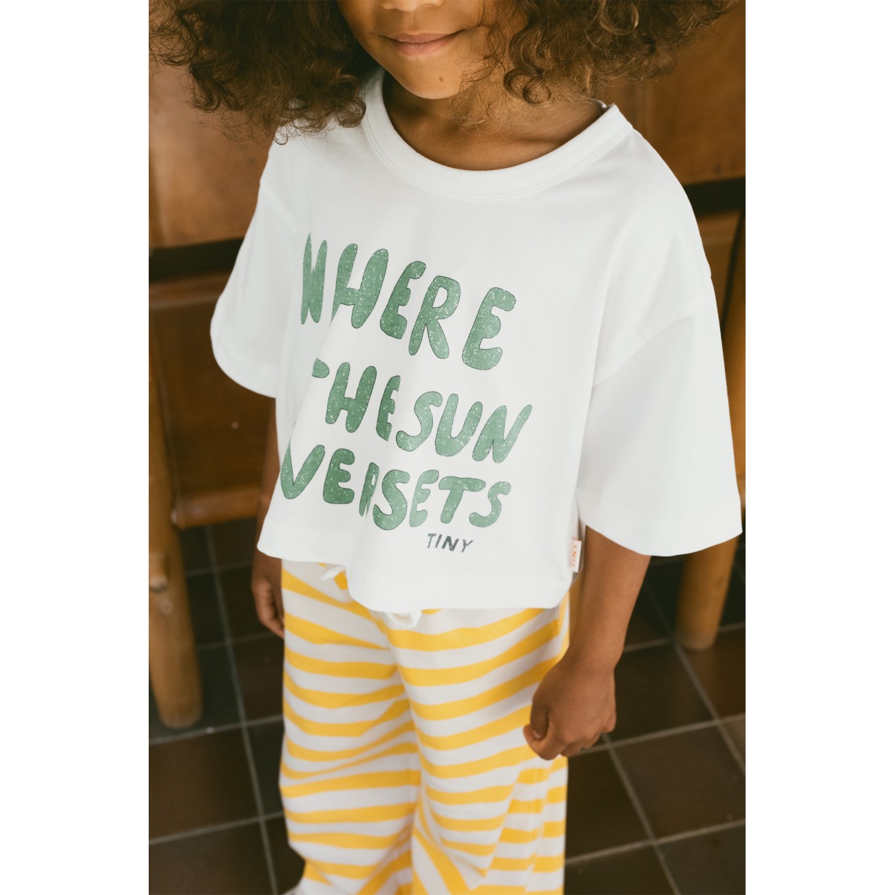 The Sun Graphic Crop Tee