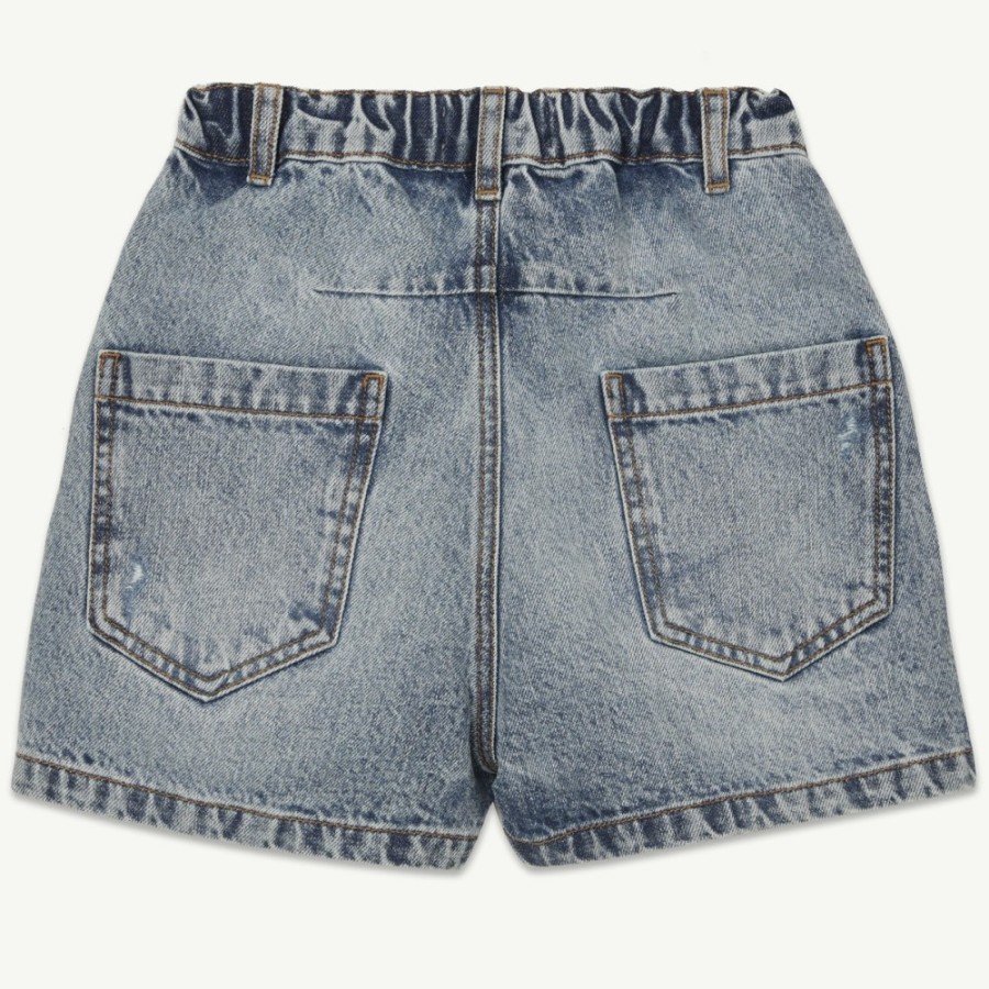 Denim Short | Faded Blue Denim