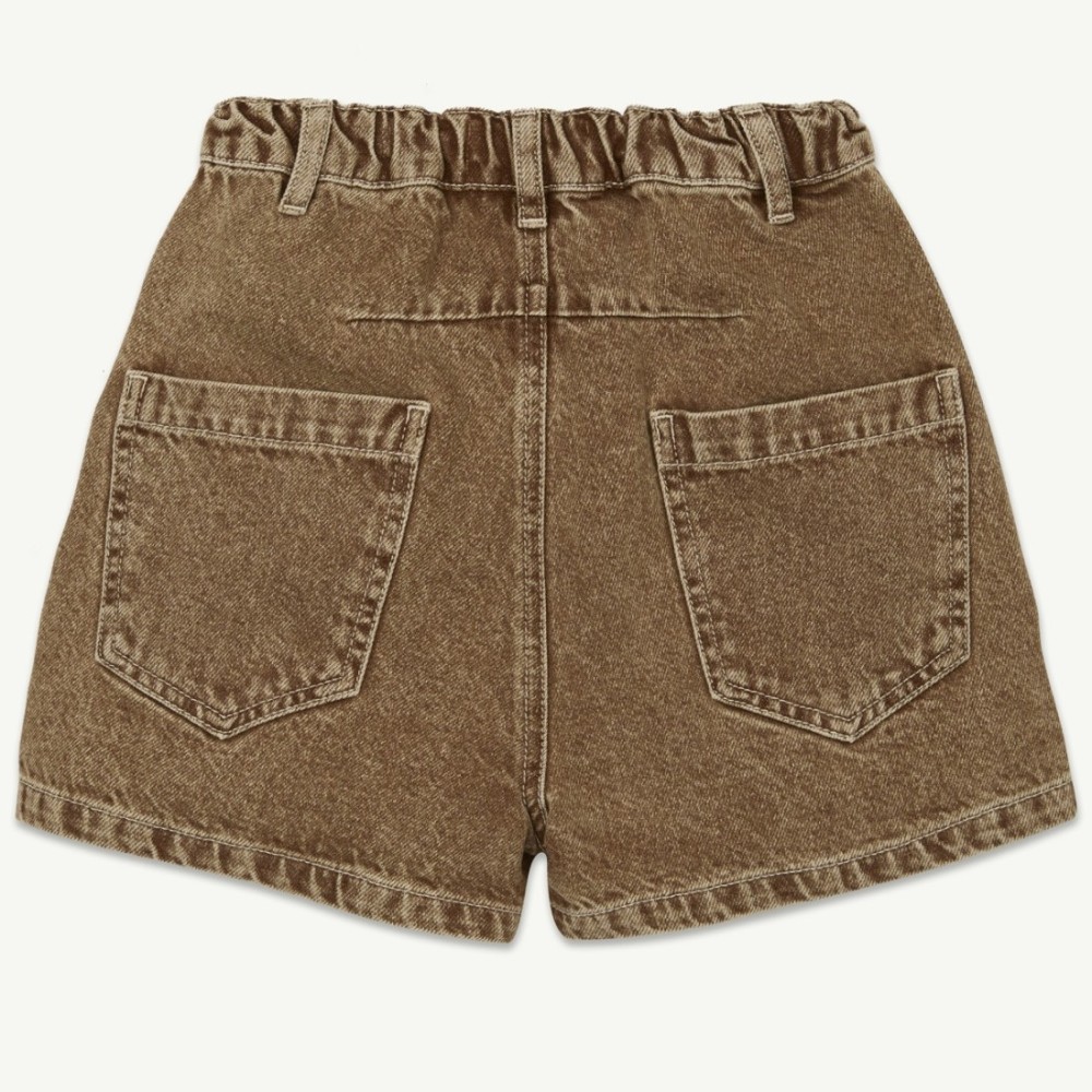 Denim Short | Camel Stonewashed
