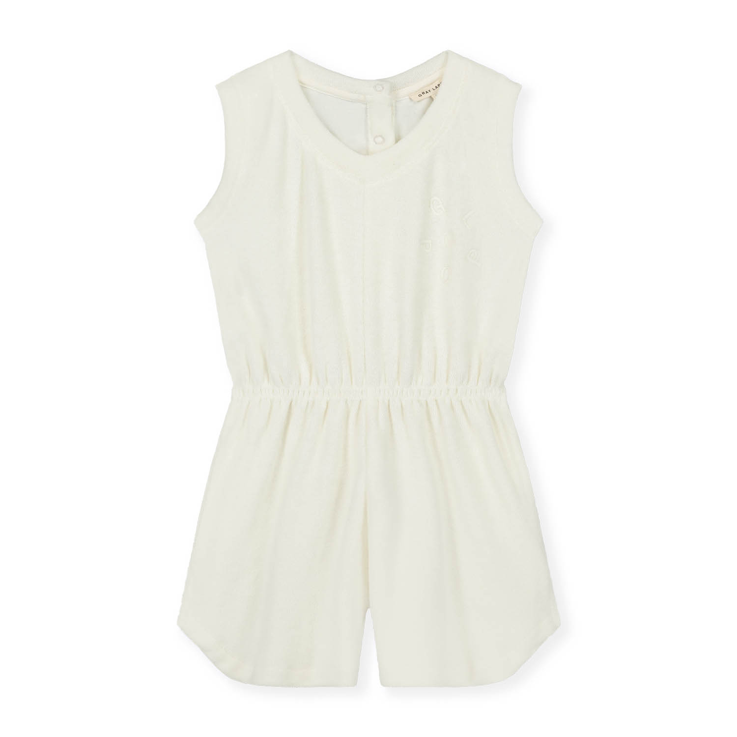 POP Terry Sleeveless Suit | Cream