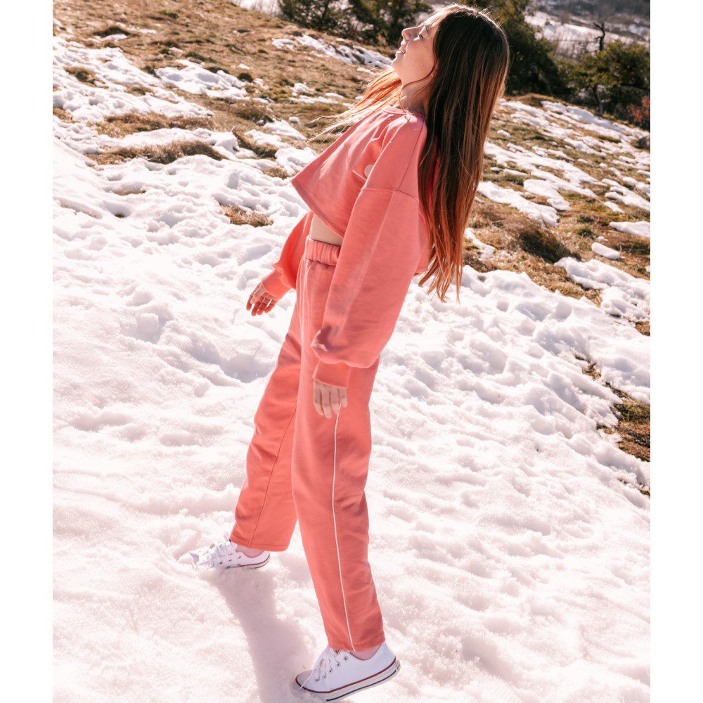 Sweat Crop Kelly Fleece | Summer Pink