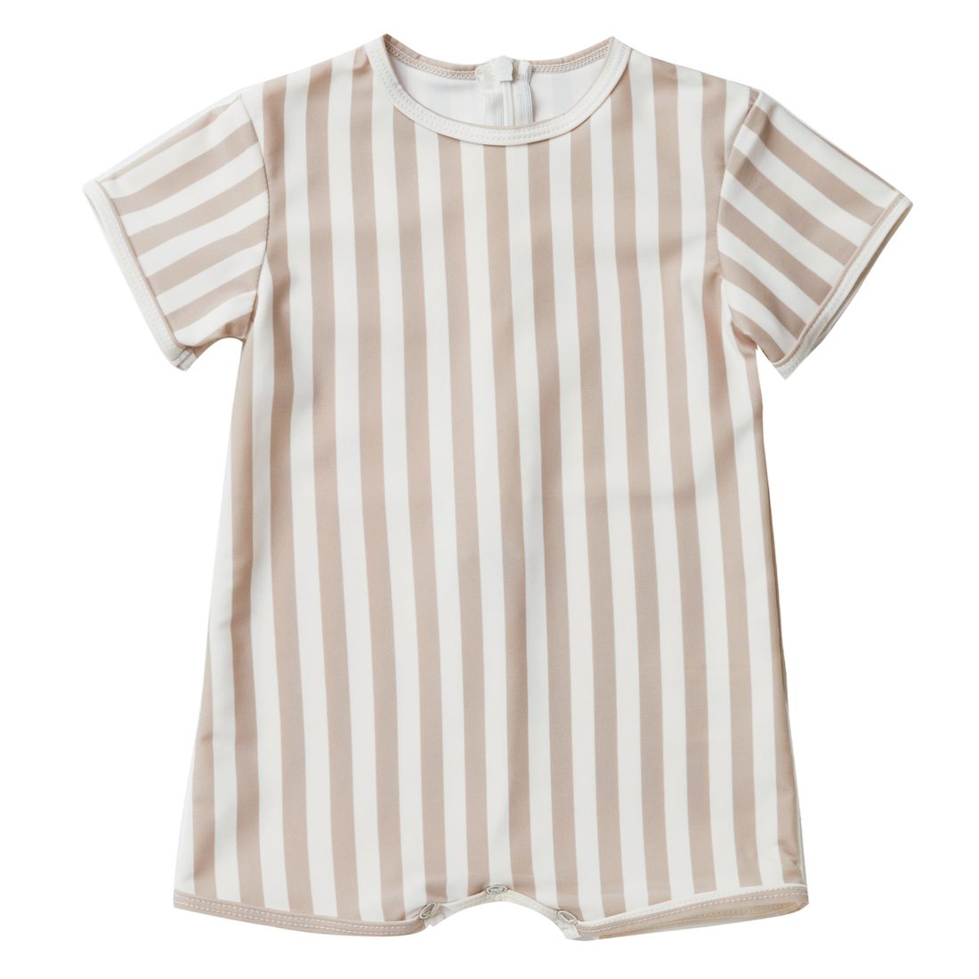 Shorty One-Piece | Grey Stripe