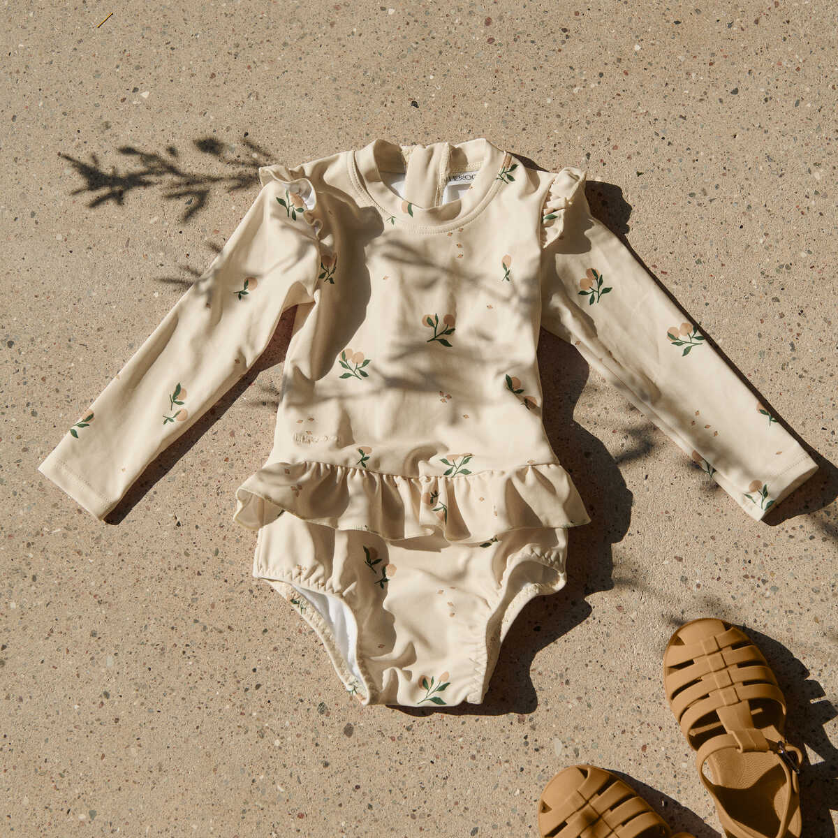 Sillie Swim Jumpsuit | Peach/Seashell Mix