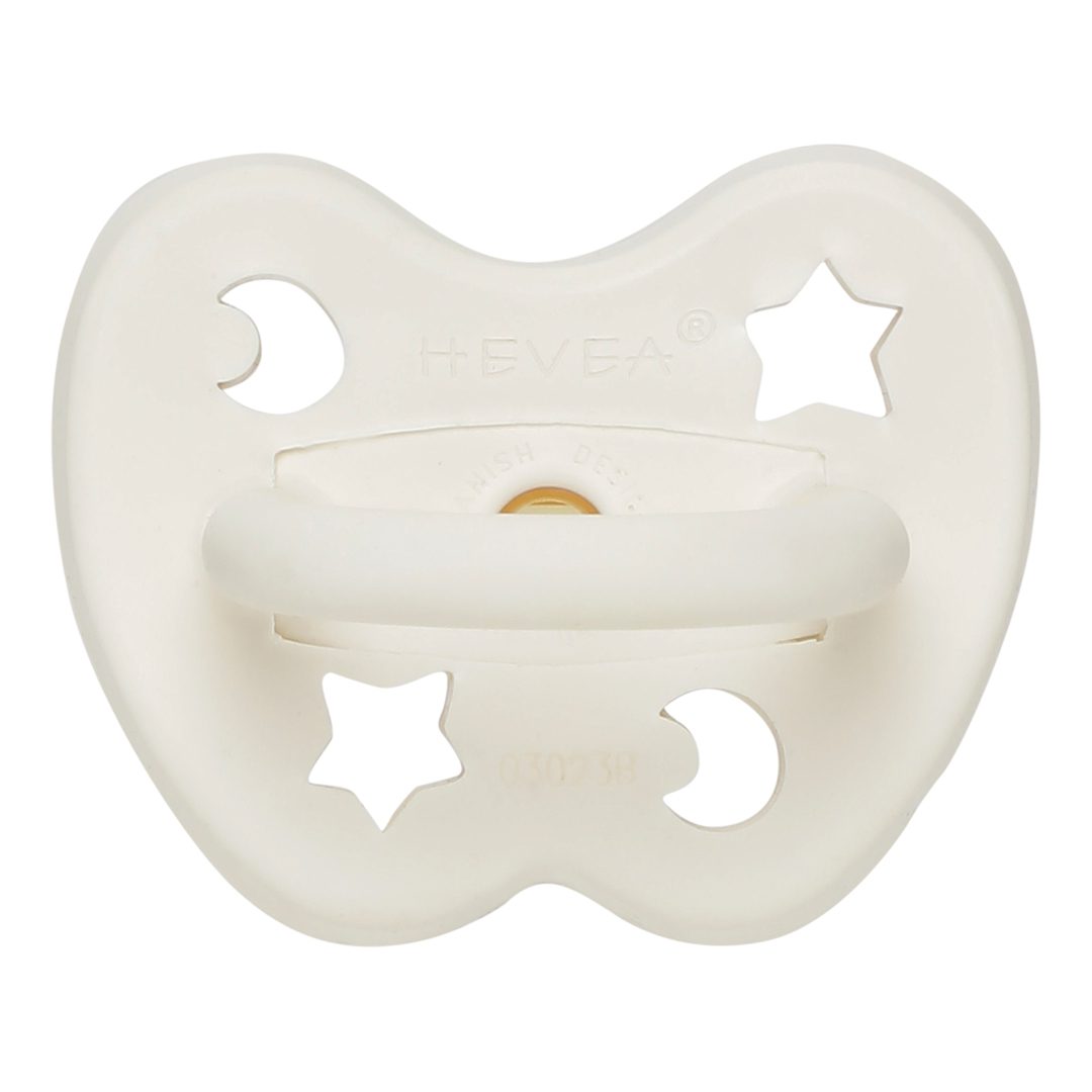3-36 Months Natural Rubber Pacifier Symmetrical | Milky White