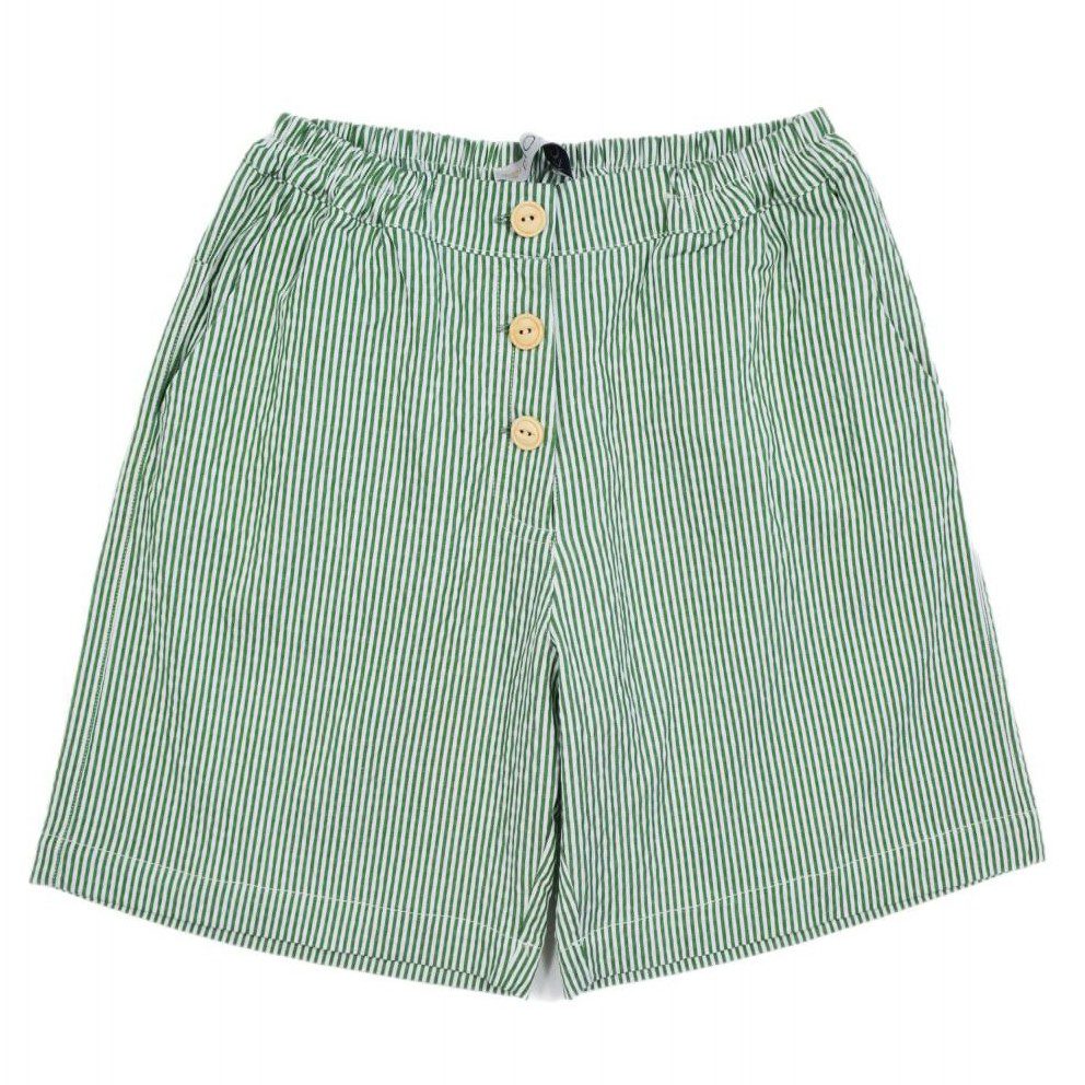 Blouse & Tuna Short | Denim Milk/Sage