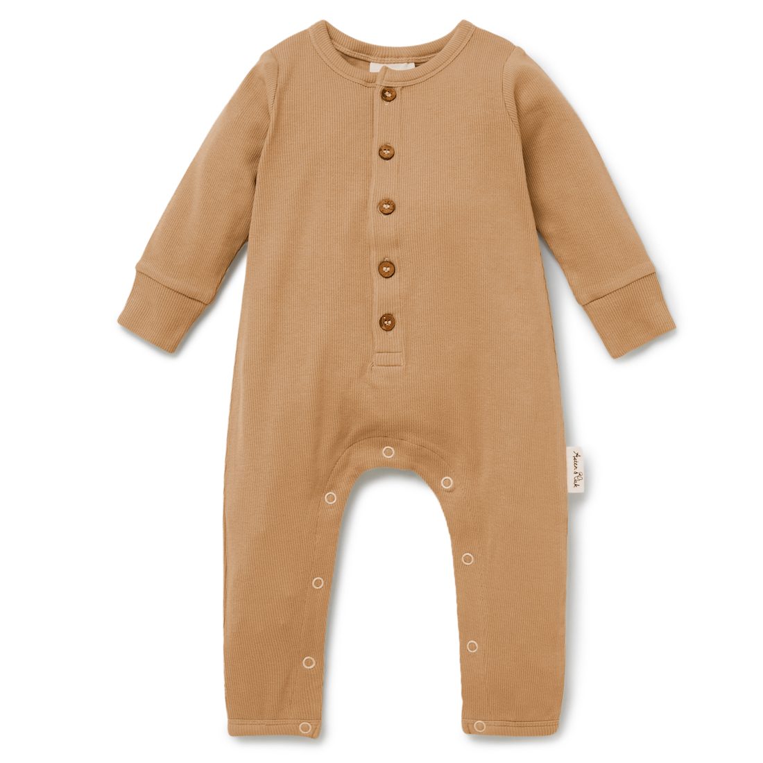 Taffy Rib Button Romper
