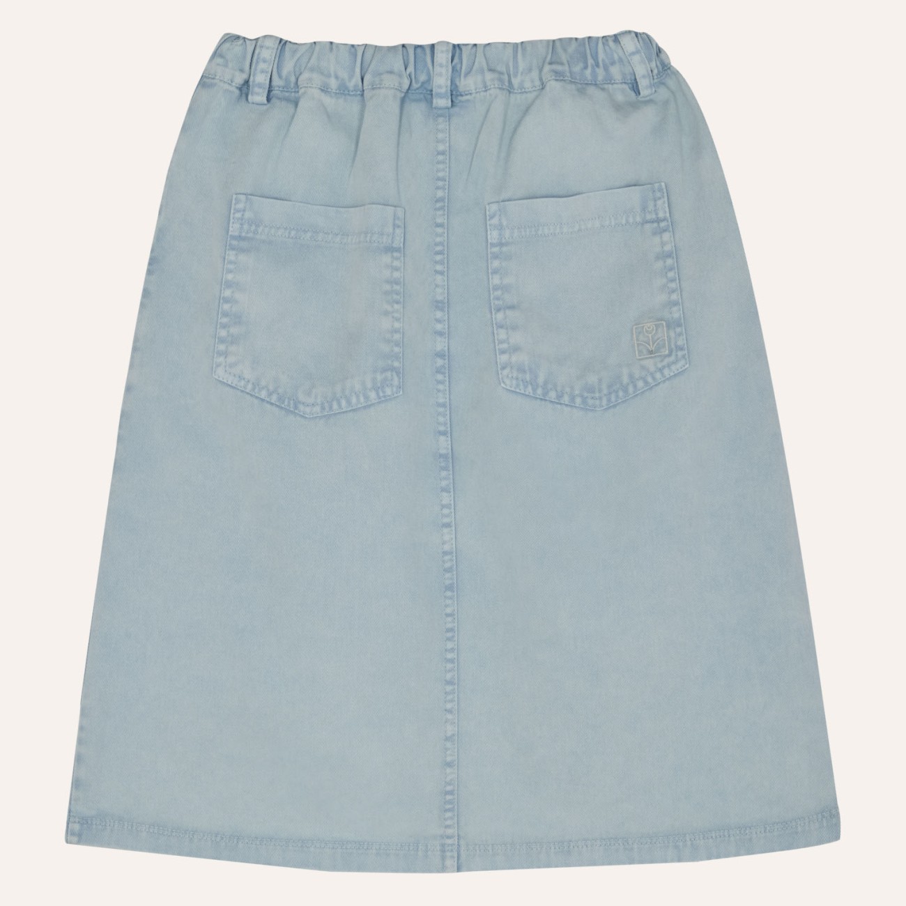 Light Blue Denim Skirt