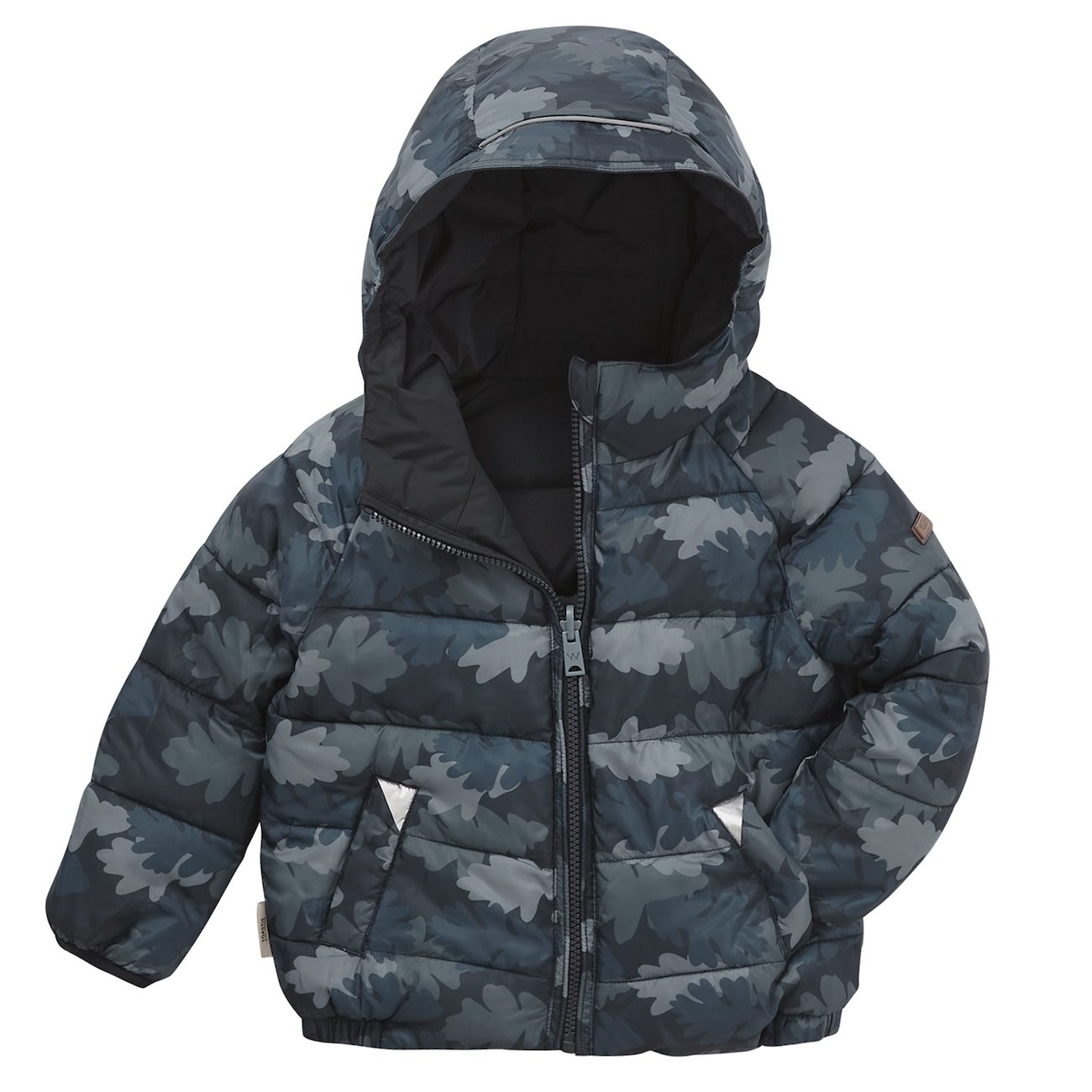 EcoReversible Puffer | Camo, Ink Navy