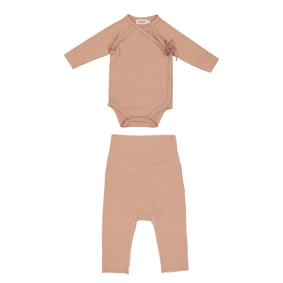 Tut Wrap LS Blouse & Pixa Pants | Rose Sand