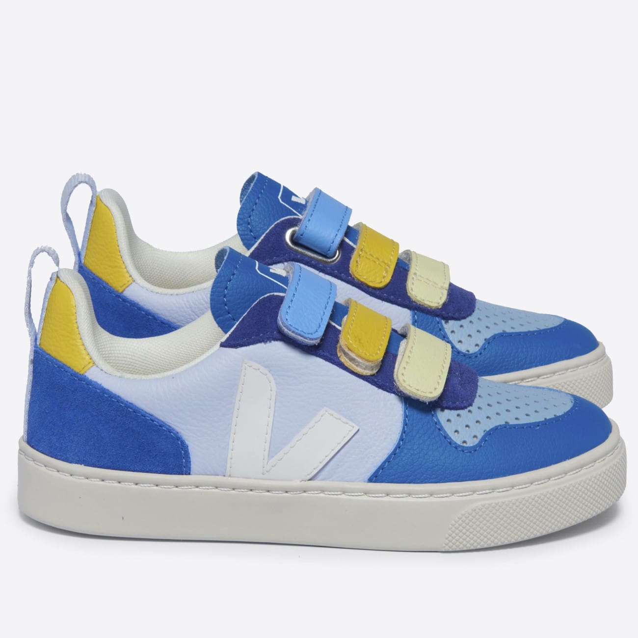 V-10 Chromefree Leather Multico Swan White