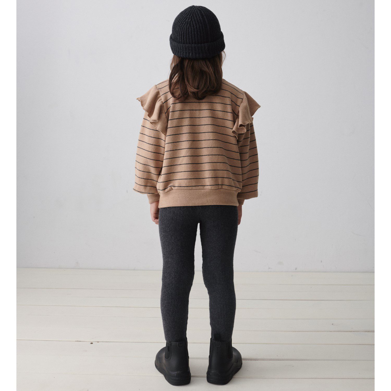 Camille Camel Ruffle Sweater